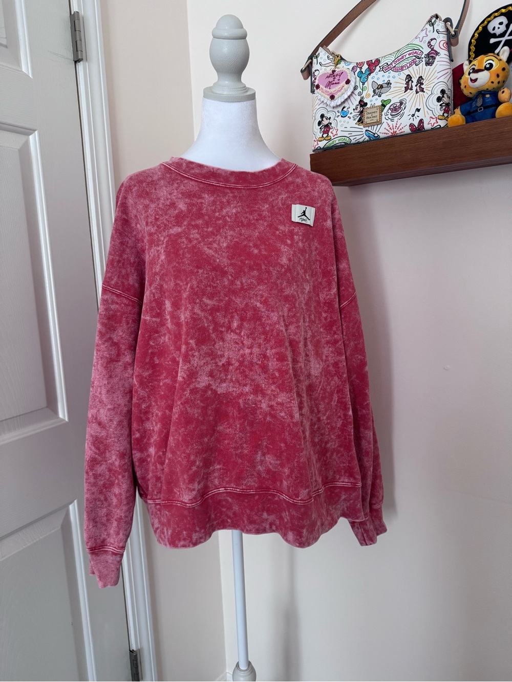 Jordan Mineral Wash Pink Crewneck Sweatshirt